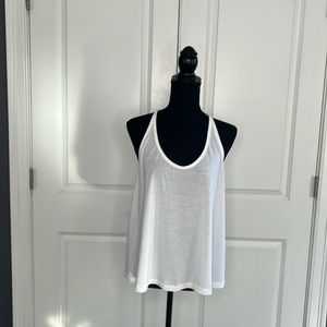 Super comfy and drapey Lululemon tank with fun details in the back